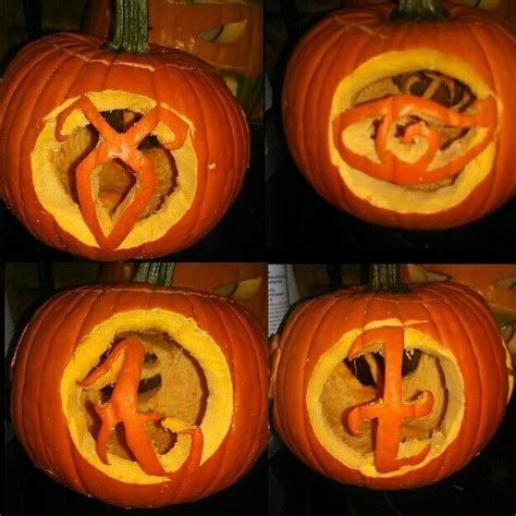 Learn about the history of rune symbols while carving a halloween pumpkin